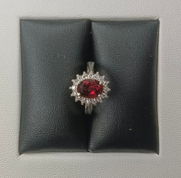 garnet and topaz ring